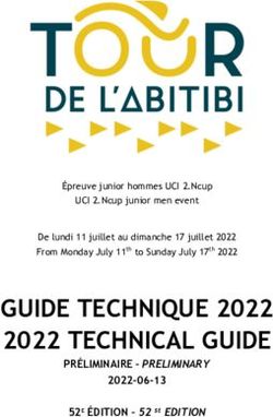 GUIDE TECHNIQUE 2022 2022 TECHNICAL GUIDE