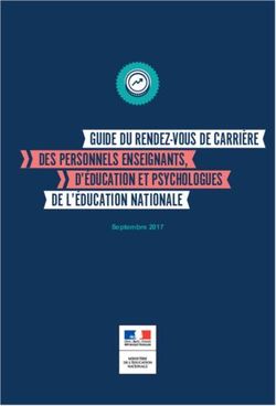 GUIDE DU RENDEZ-VOUS DE CARRIÈRE DES PERSONNELS ENSEIGNANTS, D'ÉDUCATION ET PSYCHOLOGUES DE L'ÉDUCATION NATIONALE - SEPTEMBRE 2017