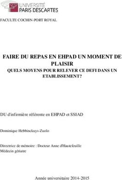 FAIRE DU REPAS EN EHPAD UN MOMENT DE