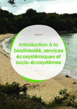 Introduction &agrave; la biodiversit&eacute;, services &eacute;cosyst&eacute;miques et socio-&eacute;cosyst&egrave;mes - ANNEXE A - ECOBIOSE