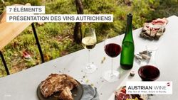 7 &Eacute;L&Eacute;MENTS PR&Eacute;SENTATION DES VINS AUTRICHIENS