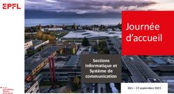 Journée d'accueil Sections Informatique et Système de communication - EPFL