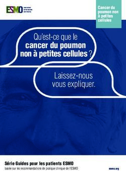 Qu'est-ce que le cancer du poumon non à petites cellules ? - Laissez-nous vous expliquer - ESMO