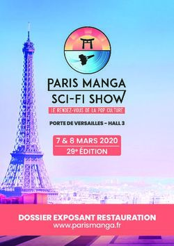 DOSSIER EXPOSANT RESTAURATION - www.parismanga.fr - Paris Manga