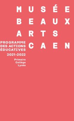 PROGRAMME DES ACTIONS &Eacute;DUCATIVES - 2021-2022 Primaire Coll&egrave;ge Lyc&eacute;e