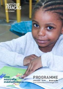 PROGRAMME JANVIER 2019 - Brazzaville www.institutfrancais-congo.com - Une - Institut Français du Congo