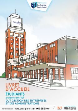 LIVRET D'ACCUEIL ÉTUDIANTS Acteurs De L'IUT DUT GESTION DES ENTREPRISES ...