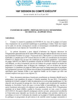 168e SESSION DU COMITÉ EXÉCUTIF - PAHO