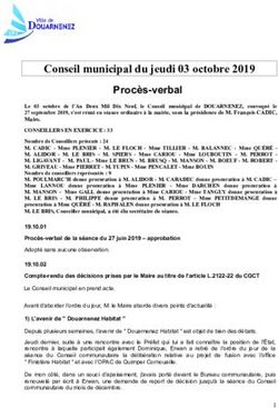 Conseil municipal du jeudi 03 octobre 2019 - Proc&egrave;s-verbal - Mairie de ...