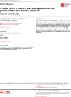 &Eacute;criture, oralit&eacute; et carnaval. Pour la compr&eacute;hension d'une po&eacute;tique am&eacute;ricaine : Bandeira et Glissant - &Eacute;rudit
