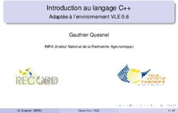 Introduction au langage C++ - Adaptée à l'environnement VLE 0.6 Gauthier Quesnel - Adaptée à l'environnement VLE ...