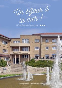 Un séjour à la mer ! Hôtel Domein Westhoek - Arrangements & promotions 2020 - FMSB
