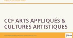 CCF ARTS APPLIQU&Eacute;S & CULTURES ARTISTIQUES - ARR&Ecirc;T&Eacute; DU 17 JUIN 2020 (MENE 2015195A)