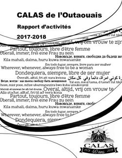 CALAS de l'Outaouais Rapport d'activités 2017-2018 - CALAS de l'Outaouais