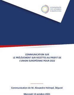 COMMUNICATION SUR LE PRÉLÈVEMENT SUR RECETTES AU PROFIT DE L'UNION EUROPÉENNE POUR 2022 - Communication de M. Alexandre Holroyd, Député Mercredi ...