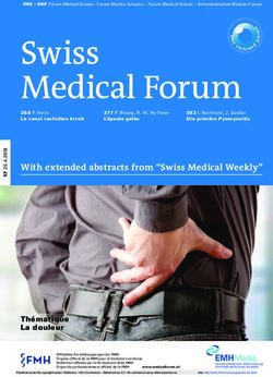 With extended abstracts from "Swiss Medical Weekly" - Swiss ...