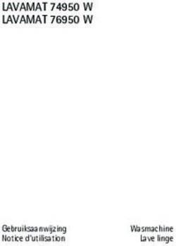 LAVAMAT 74950 W LAVAMAT 76950 W - Gebruiksaanwijzing Notice d'utilisation Wasmachine Lave linge - Instructions Manuals