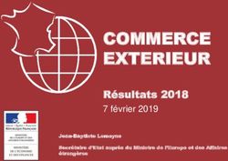 COMMERCE EXTERIEUR 7 f&eacute;vrier 2019 - R&eacute;sultats 2018 - Direction g&eacute;n&eacute;rale ...