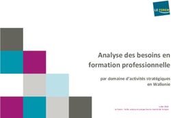 Analyse des besoins en formation professionnelle - par domaine d'activités stratégiques en Wallonie - Le Forem