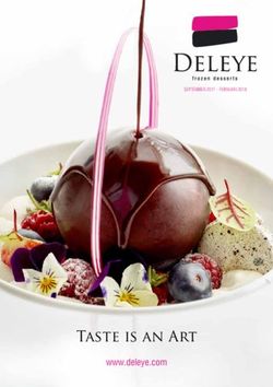 Taste is an Art www.deleye.com - SEPTEMBER 2017 - FEBRUARI 2018 - Bagro Food Service