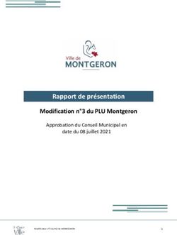 Rapport de pr&eacute;sentation Modification n 3 du PLU Montgeron - Approbation du Conseil Municipal en - Modification n 3 du PLU Montgeron