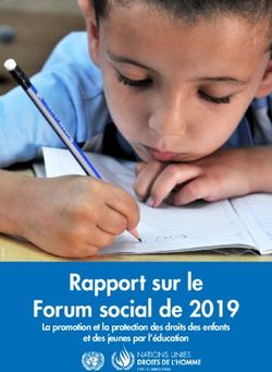 Rapport sur le Forum social de 2019 - La promotion et la protection des droits des enfants et des jeunes par l'éducation - OHCHR