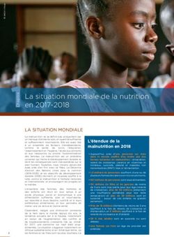 La situation mondiale de la nutrition en 2017-2018 - Scaling ...