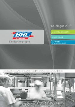 Catalogue 2018 L'efficacité propre - BRC