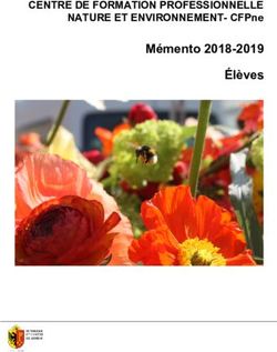 Élèves CENTRE DE FORMATION PROFESSIONNELLE NATURE ET ENVIRONNEMENT-CFPne - Mémento 2018-2019 - Espace Ecole