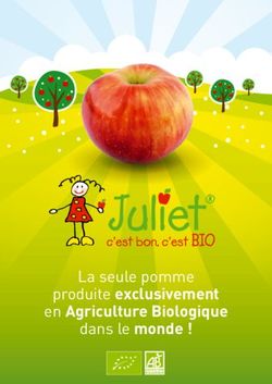Produite exclusivement en Agriculture Biologique - La seule pomme dans le monde !