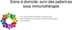 Soins &agrave; domicile: suivi des patient.es sous immunoth&eacute;rapie - 4&egrave;re Journ&eacute;e de formation continue des infirmier(&egrave;re)s du r&eacute;seau romand d'oncologie ...