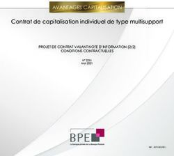 Contrat De Capitalisation Individuel De Type Multisupport - AVANTAGES ...