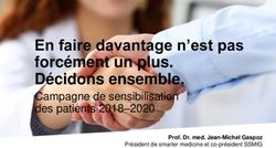 En faire davantage n'est pas forc&eacute;ment un plus. D&eacute;cidons ensemble - Campagne de sensibilisation des patients 2018-2020 - Smarter Medicine