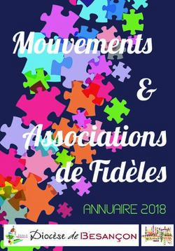 Mouvements & Associations de Fidèles - ANNUAIRE 2018 - Diocèse de Besançon