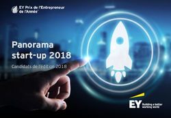 Panorama start-up 2018 - Candidats de l'&eacute;dition 2018 - EY
