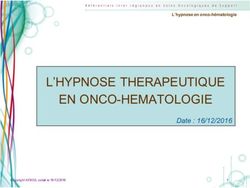 L'HYPNOSE THERAPEUTIQUE EN ONCO-HEMATOLOGIE - Date : 16/12/2016 - L'hypnose en onco-h&eacute;matologie - Afsos