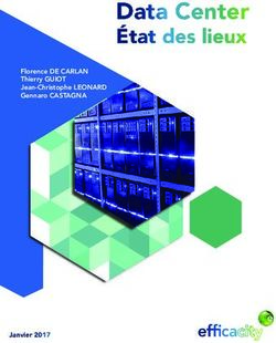 Data Center État des lieux - Florence DE CARLAN Thierry GUIOT Jean-Christophe LEONARD Gennaro CASTAGNA - Efficacity