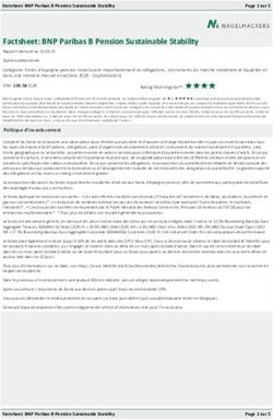 Factsheet: BNP Paribas B Pension Sustainable Stability