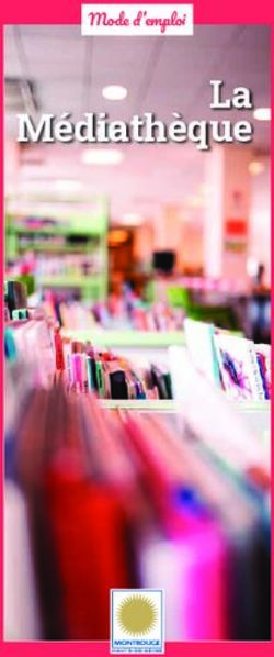 La Médiathèque Mode d'emploi - Ville de ...