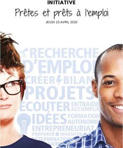 Prêtes et prêts à l'emploi - INITIATIVE JEUDI 23 AVRIL 2020