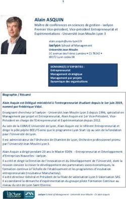 Alain ASQUIN - Université Jean Moulin Lyon 3