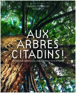 AUX ARBRES CIT ADINS! - Rennes Métropole magazine - Rennes Métropole