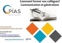 Comment former nos collègues? Communication et générations - 29 novembre 2019 Formation de formateurs SPILF-SF2H Dr Anne-Gaëlle Venier