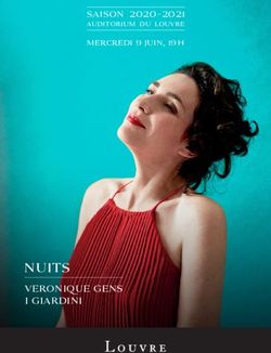 NUITS VERONIQUE GENS I GIARDINI - SAISON 2020-2021 - LOUVRE