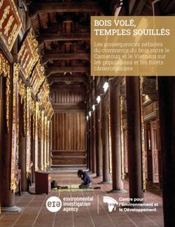 BOIS VOLÉ, TEMPLES SOUILLÉS - Les conséquences néfastes du commerce du bois entre le Cameroun et le Vietnam sur les populations et les forêts ...