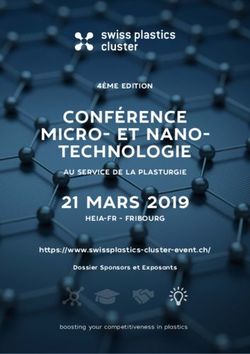 CONF&Eacute;RENCE MICRO- ET NANO-TECHNOLOGIE 21 MARS 2019 - 4&Egrave;ME EDITION AU SERVICE DE LA PLASTURGIE HEIA-FR - FRIBOURG ...
