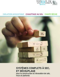 SYSTÈMES COMPLETS À SEC, ET DÉCOUPLAGE - pour la construction et rénovation de sols, murs et plafonds - Wolf Bavaria GmbH