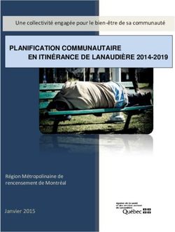 PLANIFICATION COMMUNAUTAIRE EN ITINÉRANCE DE LANAUDIÈRE 2014-2019 - Une collectivité engagée pour le bien-être de sa communauté
