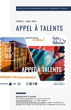 APPEL &Agrave; TALENTS F&Eacute;VRIER - AVRIL 2022 - Centre Valentine