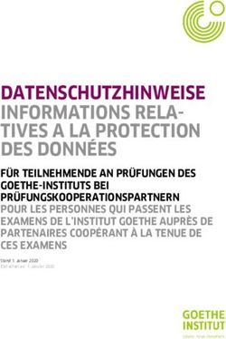 DATENSCHUTZHINWEISE INFORMATIONS RELA-TIVES A LA PROTECTION DES DONNÉES - Linguaphone